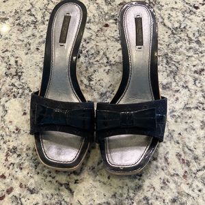 Louis Vuitton platform mules